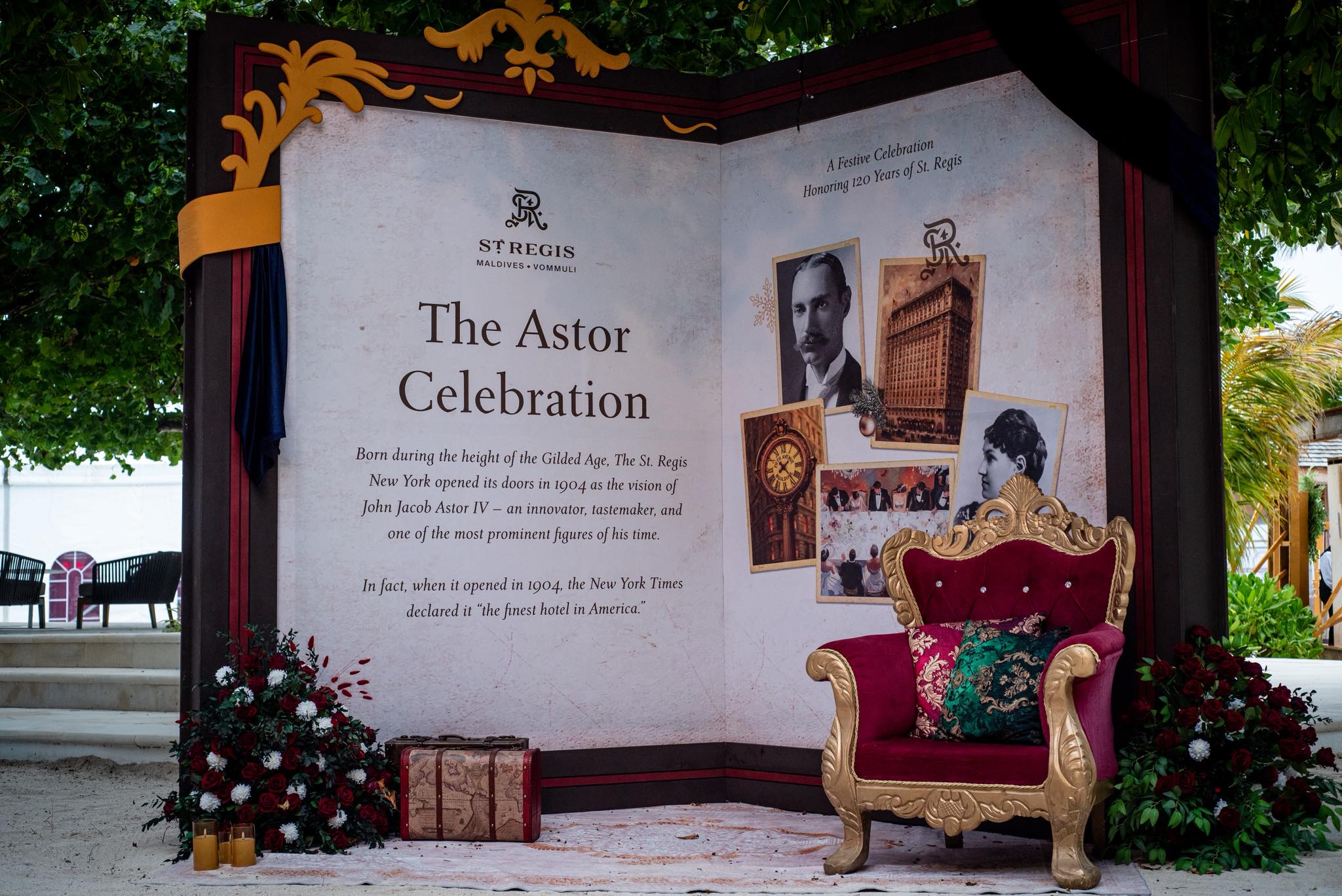 The Astor Celebration: A Gilded Age Festive Experience at St. Regis Maldives Vommuli Resort